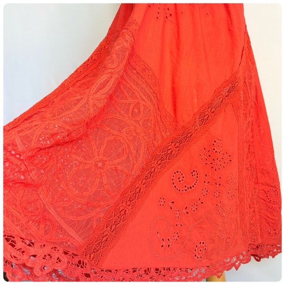 NWT Anthropologie Halter Cutwork Lace Dress, XS - Picture 16 of 17